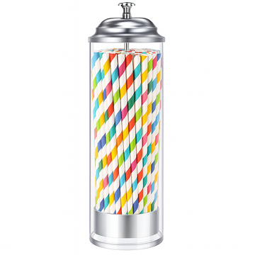 BarBits Plastic Straw Dispenser