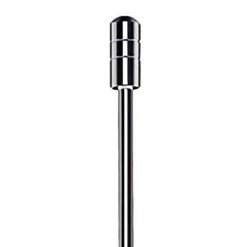 Black Grooved Top Garnish Picks - Pack of 10 - 0
