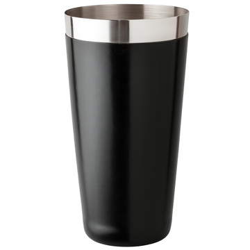 Boston Cocktail Shaker With Glass - Black Vinyl - 0