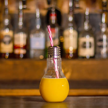 Light Bulb Drinking Jar - Set of 4
