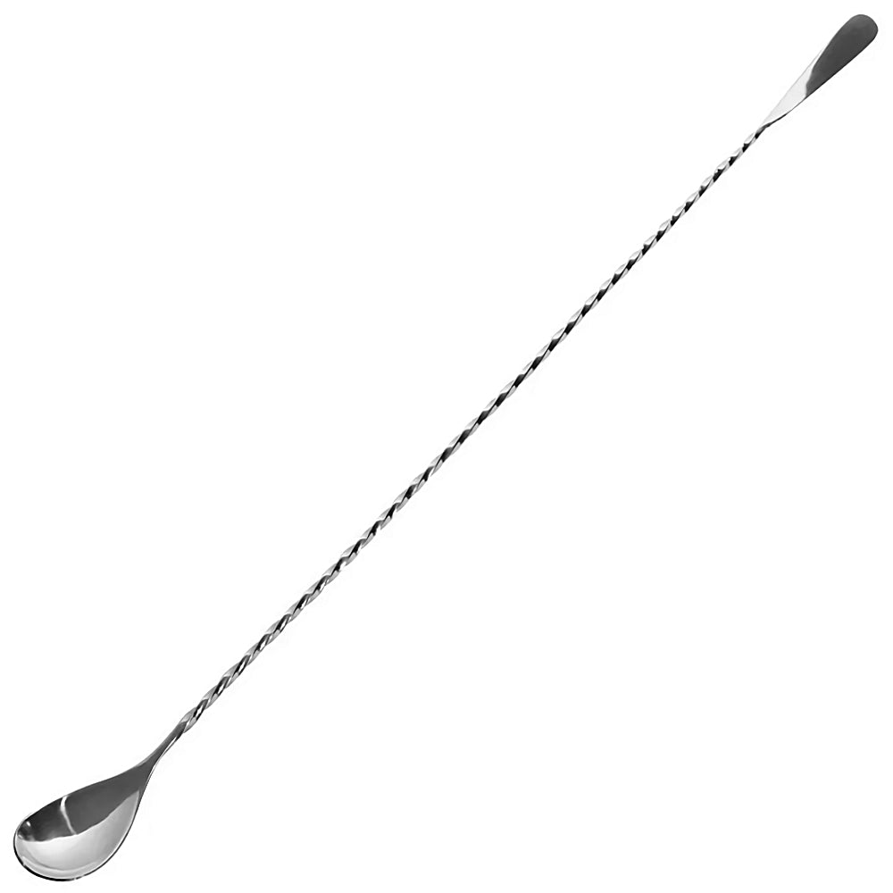 Flat End Bar Spoon 45cm - Stainless Steel | BarBits.co.uk