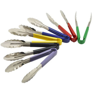 9inch Colour Coded Tong Set - Set of 5