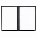 A5 Black American Menu Cover - 2 Page 4 Sides-2