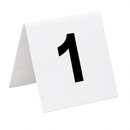 Plastic table numbers signs 1 to 25 durable double sided plastic sign - BarBits.co.uk