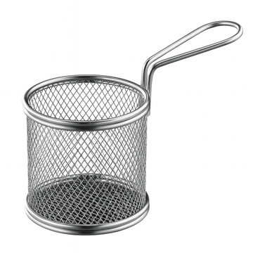Round Serving Fry Basket 8x7.5cm