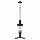 A bar optic measure and bracket liquid dispenser or mixing tool with a black top cap, long white handle, black base stand, and clear 25ml chamber. The brand name 'barbits.