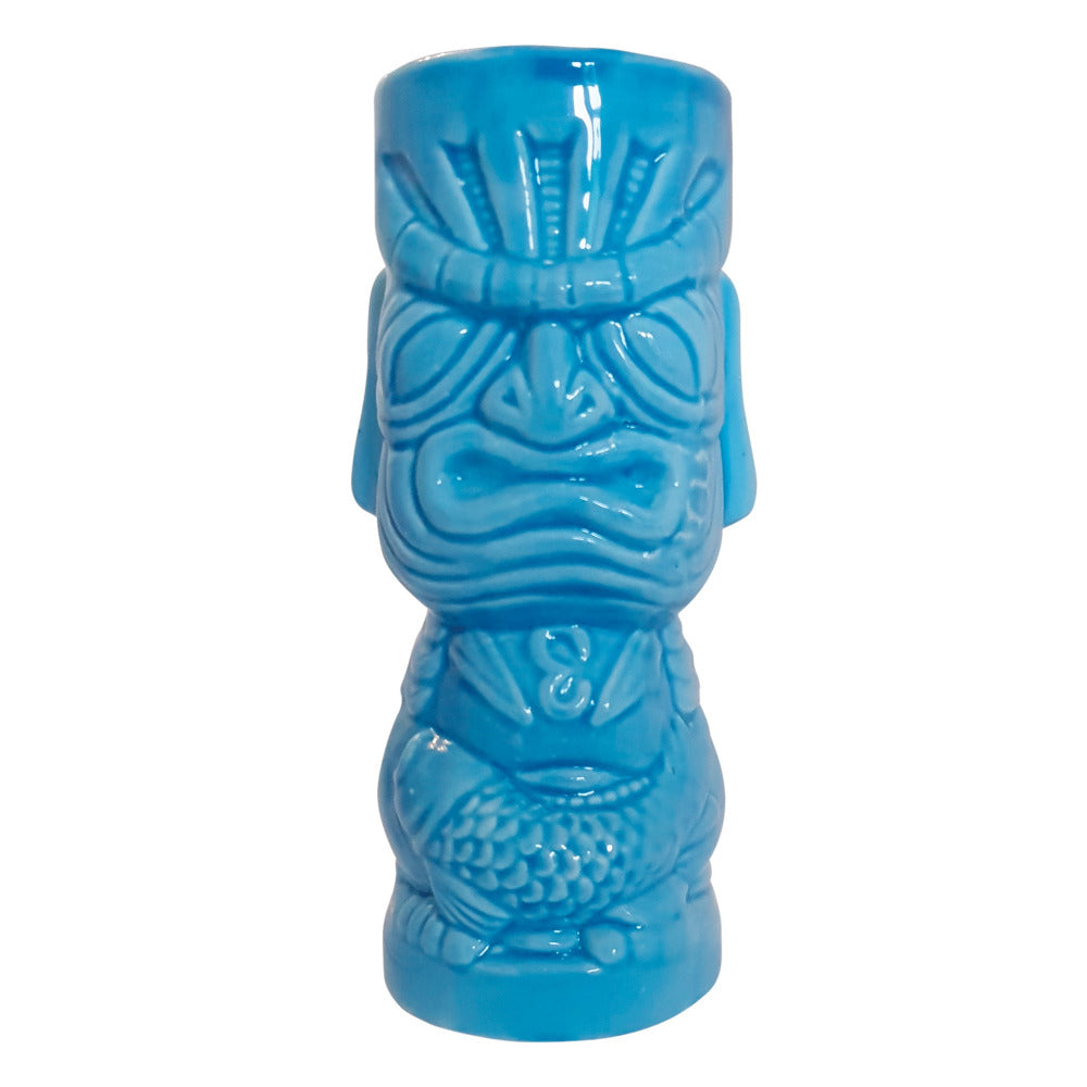 Purple & Blue Tiki Mugs - Set of 2