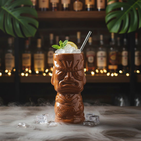 Grumpy Face Molokai Tiki Mug - 12.7oz