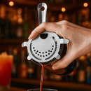 4 prong hawthorne strainer - stainless steel durable easy clean cocktail strainer - BarBits.co.uk