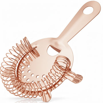 4 Prong Hawthorne Strainer - Copper Plated