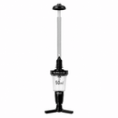 A 50ml BarBits optic measure and bracket  with a black and silver body, featuring a clear plastic chamber marked with '50 ml' and 'SOLO' branding, on a solid white background.