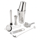 7 Piece Cocktail Bar Tool Set - Stainless Steel - BarBits.co.uk
