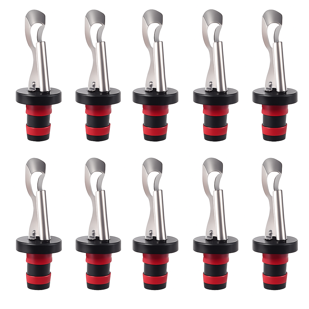 Wine Bottle Re-Sealers - Pack of 10