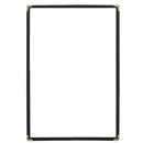A4 Black American Style Menu Cover - 1 Page-2