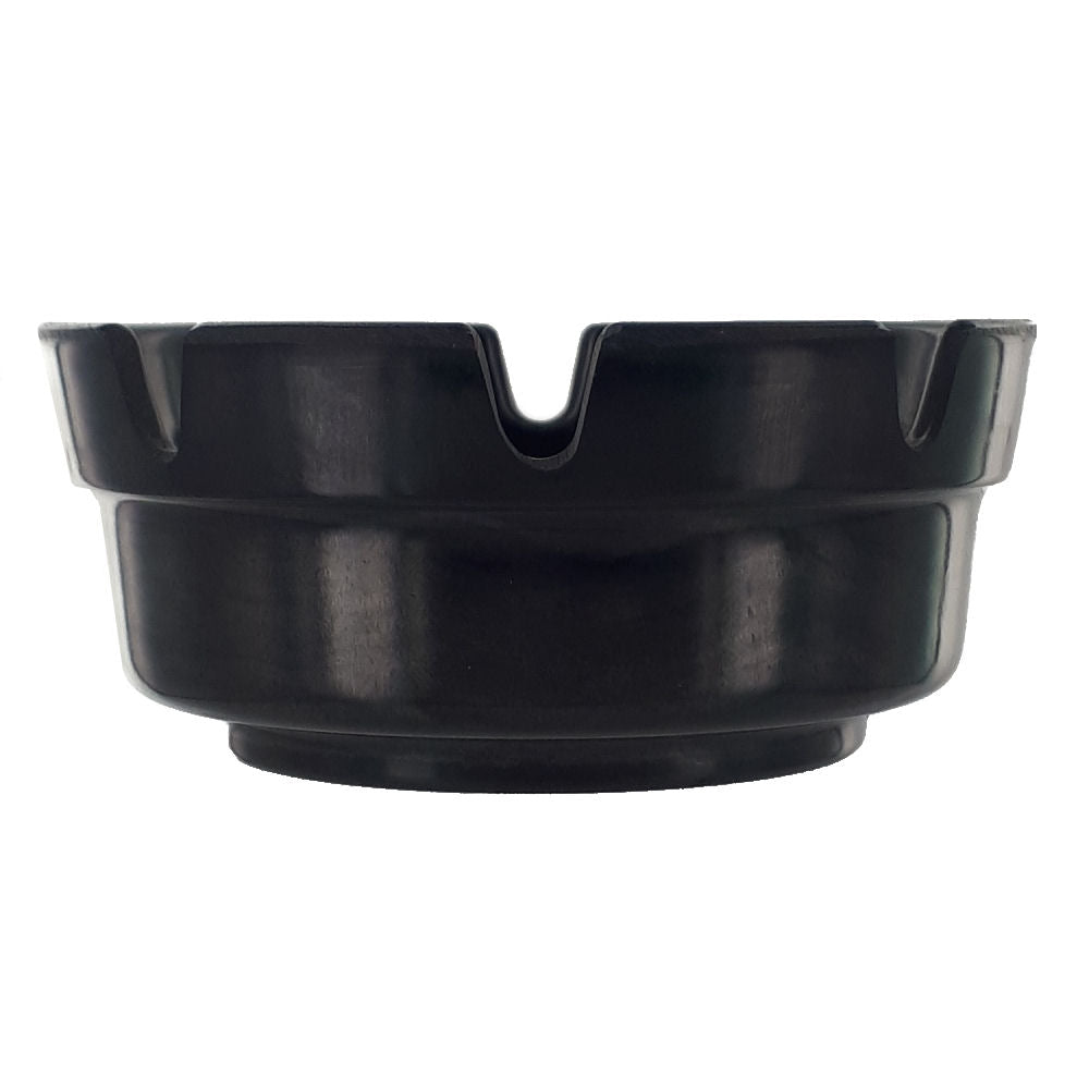 10 x Black Melamine Ashtray 4"