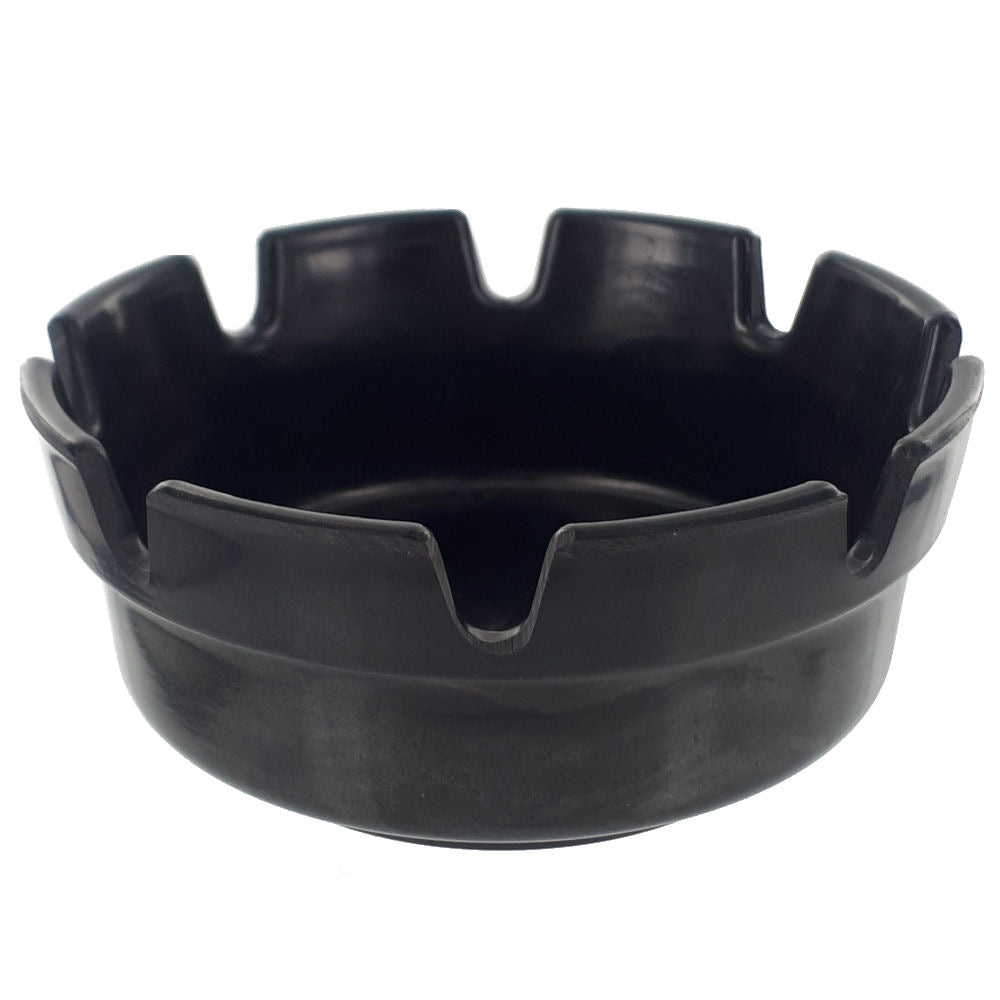 10 x Black Melamine Ashtray 4"