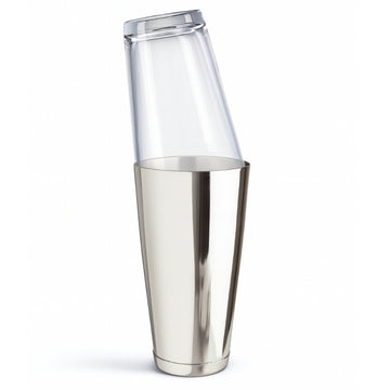 Boston Cocktail Shaker & Glass Set - Stainless Steel
