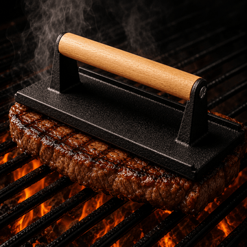 Cast Iron Steak Weight Press - 0