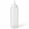 Clear Plastic Squeeze Bottle - 8oz