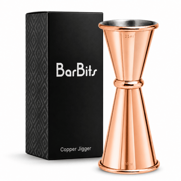 Classic Jigger Measure 25ml & 50ml - Copper Plated - 0
