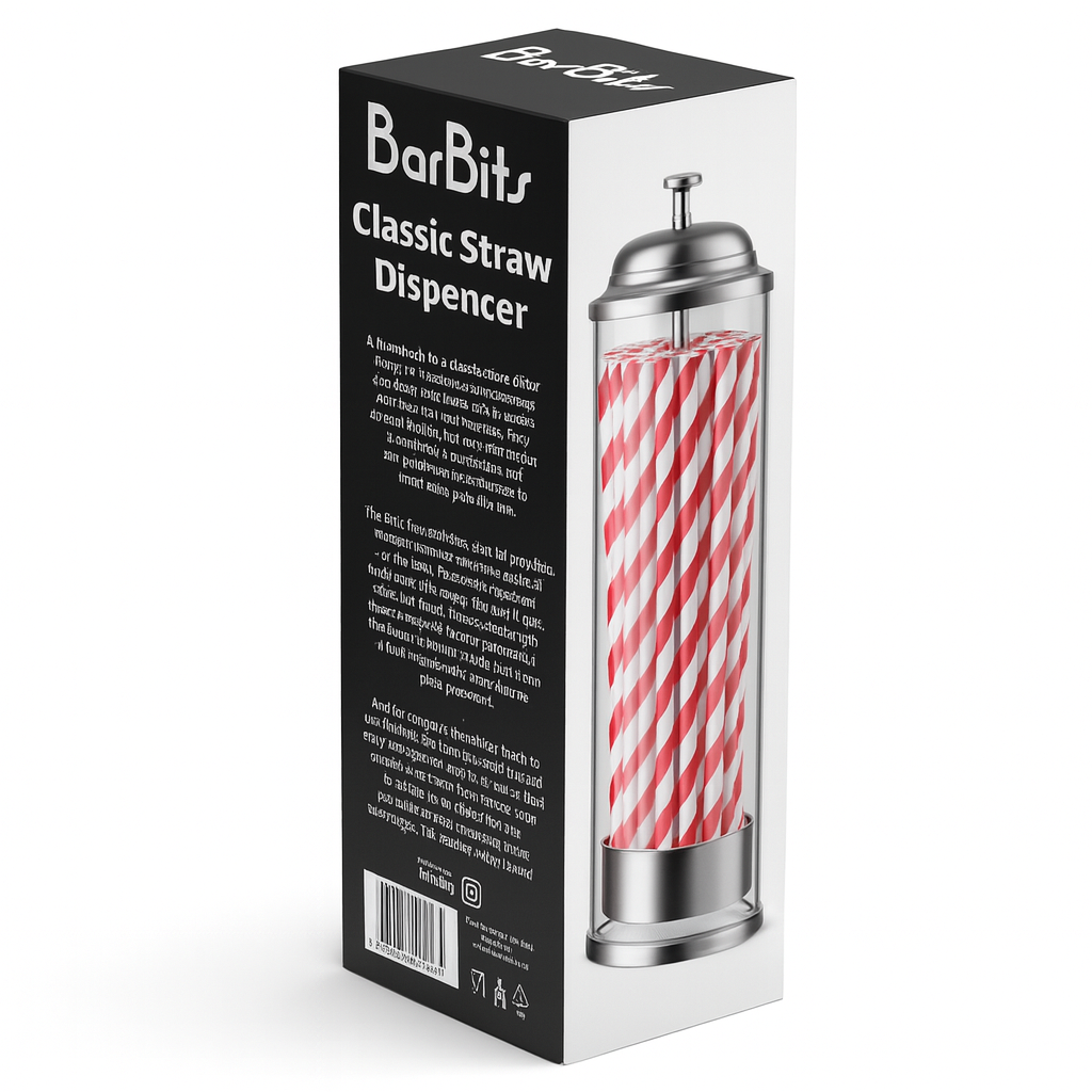 BarBits Plastic Straw Dispenser