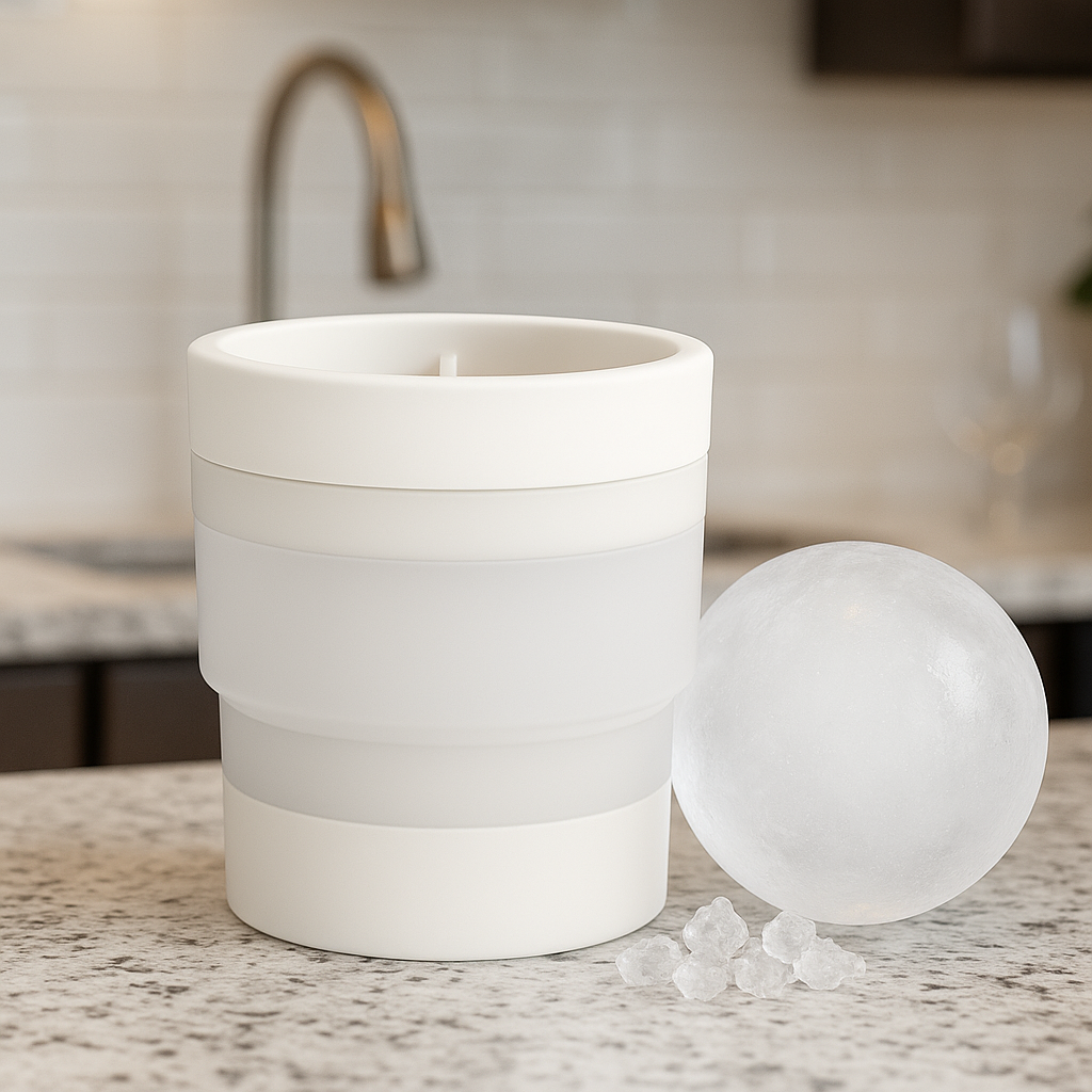 BarBits White Ice Ball Mould - 0