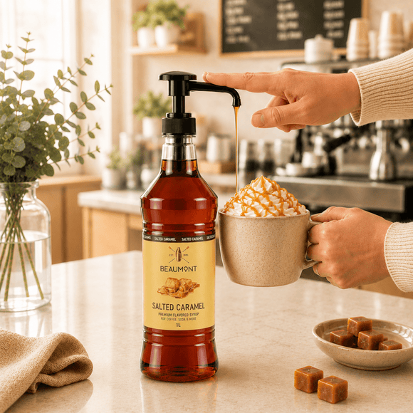 Beaumont Salted Caramel Syrup 1Litre