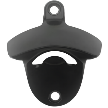 Black Wall Mounted Bottle Opener