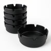 Black Melamine Ashtray 4" - Pack of 10