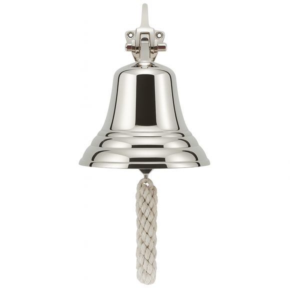 Last orders bar bell chrome finish wall mounted bell for pubs bars and home bars - BarBits.co.uk