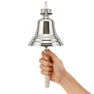 Last orders bar bell chrome finish wall mounted bell for pubs bars and home bars - BarBits.co.uk