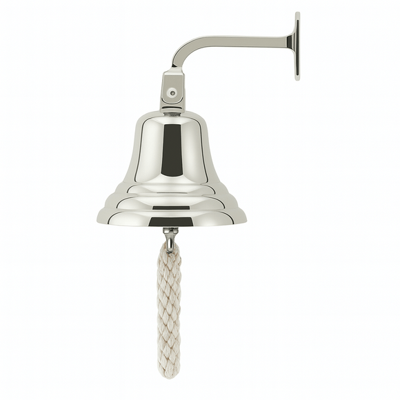 Last orders bar bell chrome finish wall mounted bell for pubs bars and home bars - BarBits.co.uk