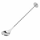 Classic Cocktail Spoon With Masher 27cm - Stainless Steel-1