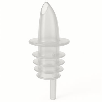 Clear Plastic Free Flow Pourers - Pack of 10