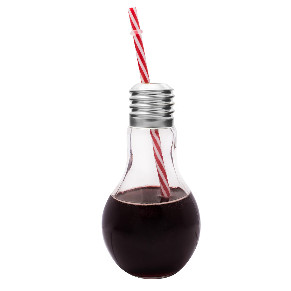 Light Bulb Drinking Jar - Set of 4
