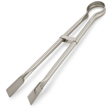 Extra Long Stainless Steel Grill Tong - 21 Inch