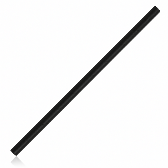 Black Paper Cocktail Straws - Pack of 250