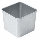Mini Galvanised Steel Tub Square 8 x 8 x 7cm-3