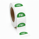 Friday Round Day Dots Labels - Roll Of 1000-1