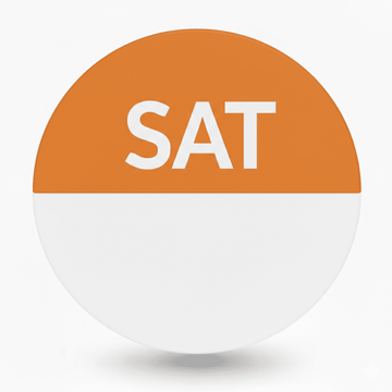 Saturday Round Day Dots Labels - Roll Of 1000 - 0