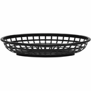 Black Oval Fast Food Baskets - Pack of 6-6