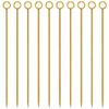 Gold Ring Garnish Picks - Pack of 10