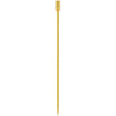 Gold Grooved Top Garnish Picks - Pack of 10-2