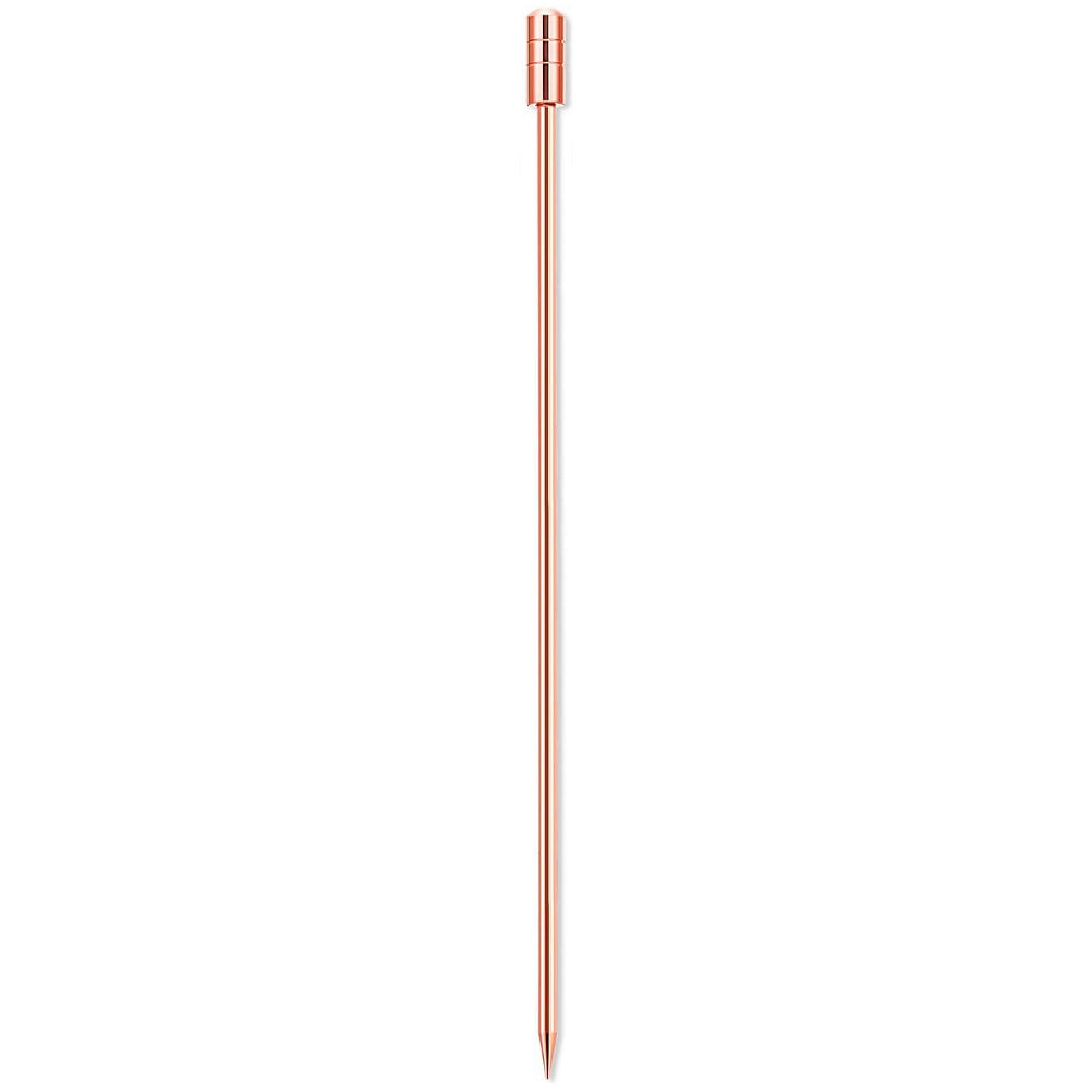 Copper Grooved Top Garnish Picks - Pack of 10