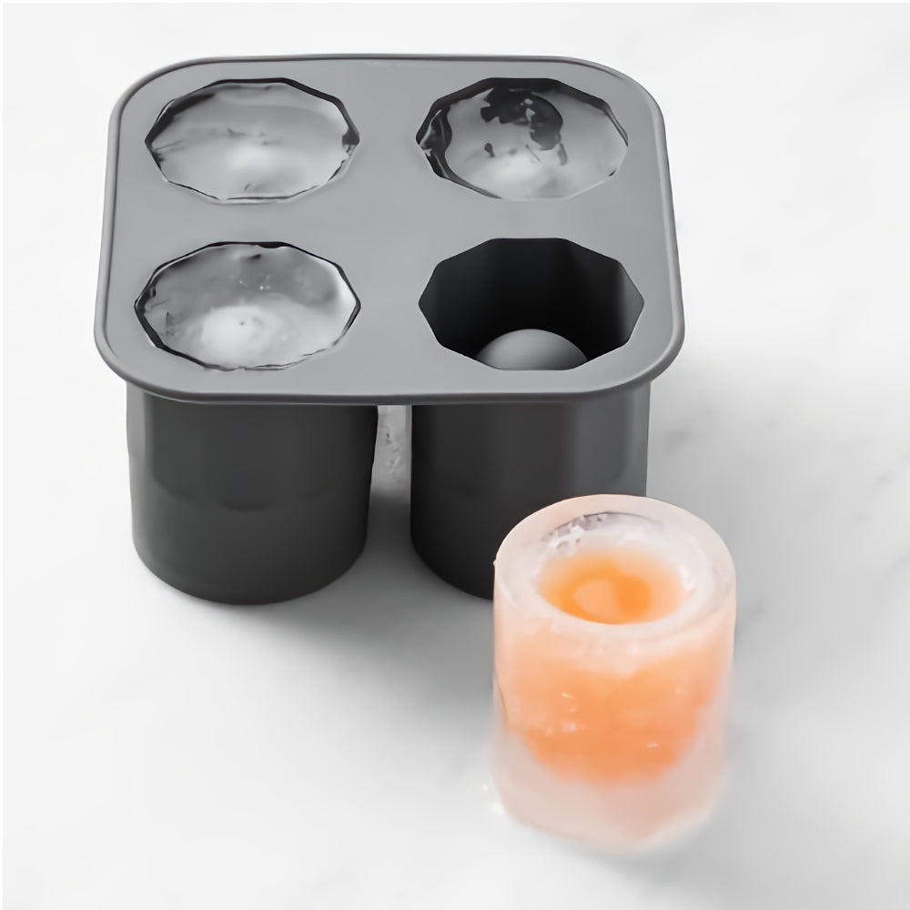 Silicone Ice Shot Glass Mould - Black