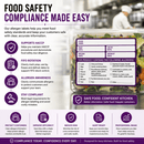 Large Allergen Alert Safety Labels - Roll of 500-3