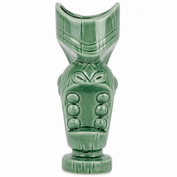 Large Mouth Green Tiki Mug - 650ml