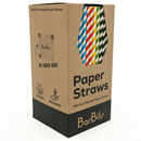 Mixed Striped Paper Straws 8" - Pack of 250-4