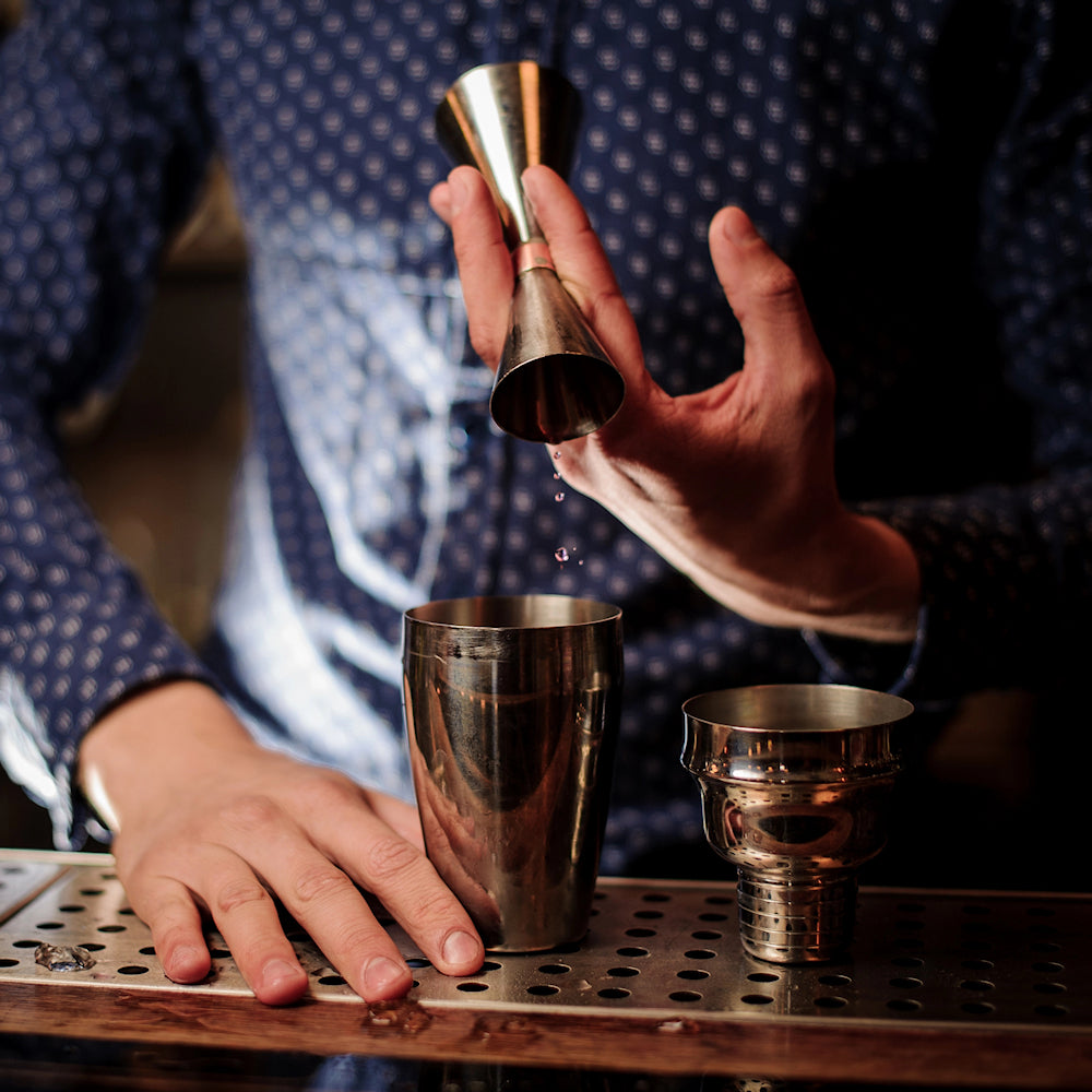 Japanese Cocktail Jigger - Copper Plated