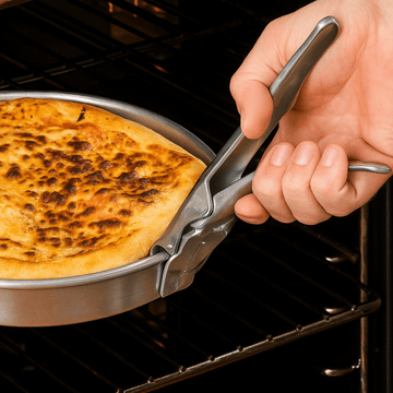 pizza pan gripper shallow - stainless steel - BarBits.co.uk